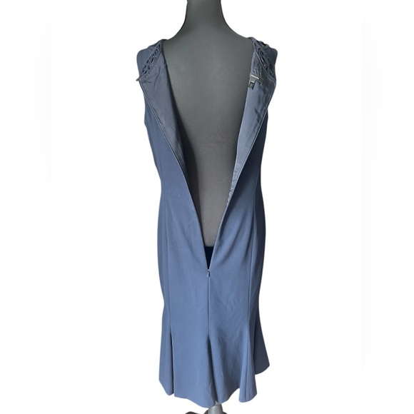 Escada Navy Blue Sleeveless Dress Size EU40 US8 - Picture 7 of 7